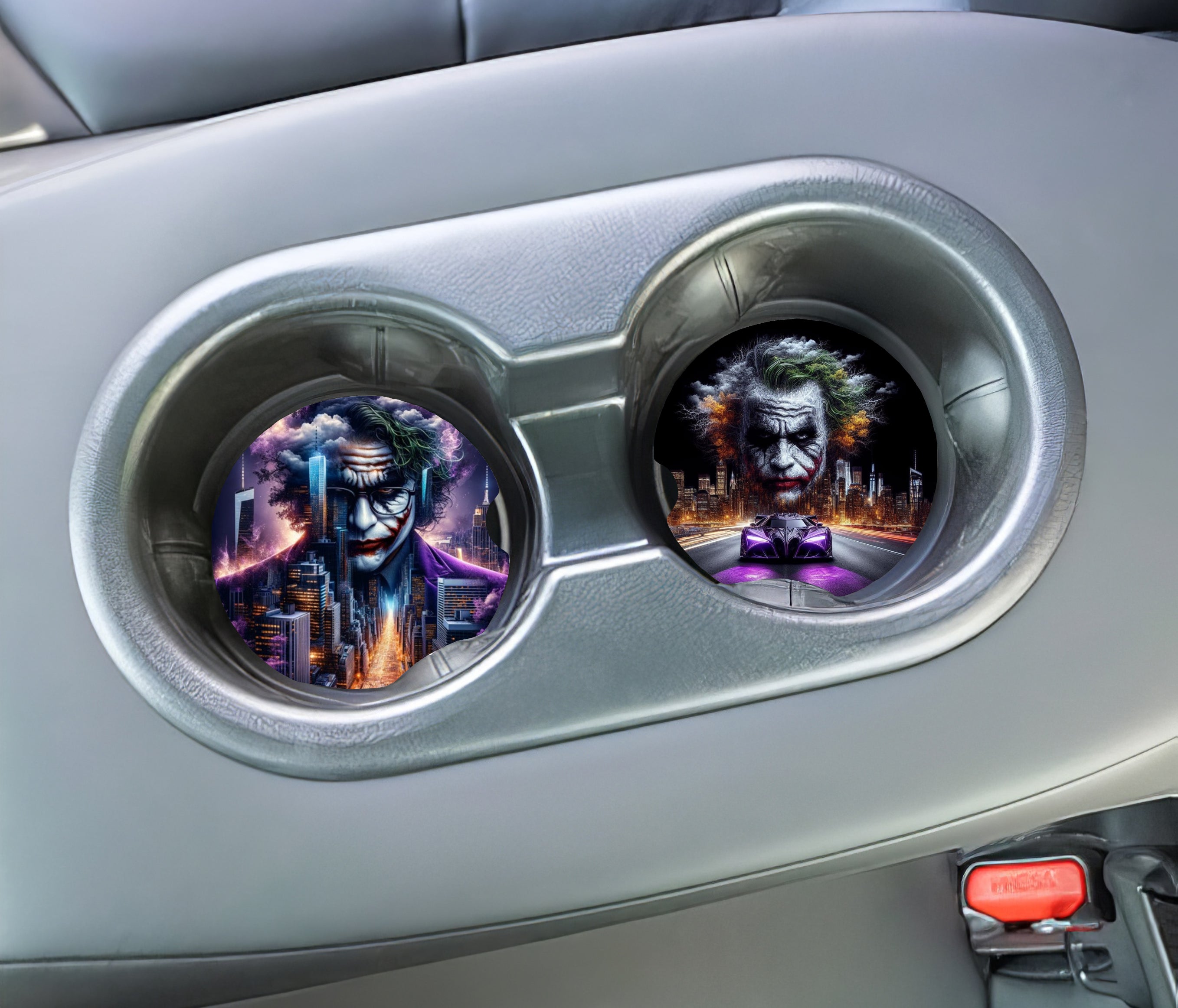 Custom Car Coaster – Personalized Sublimation Design (Set of 2)-Endor's Custom Labs