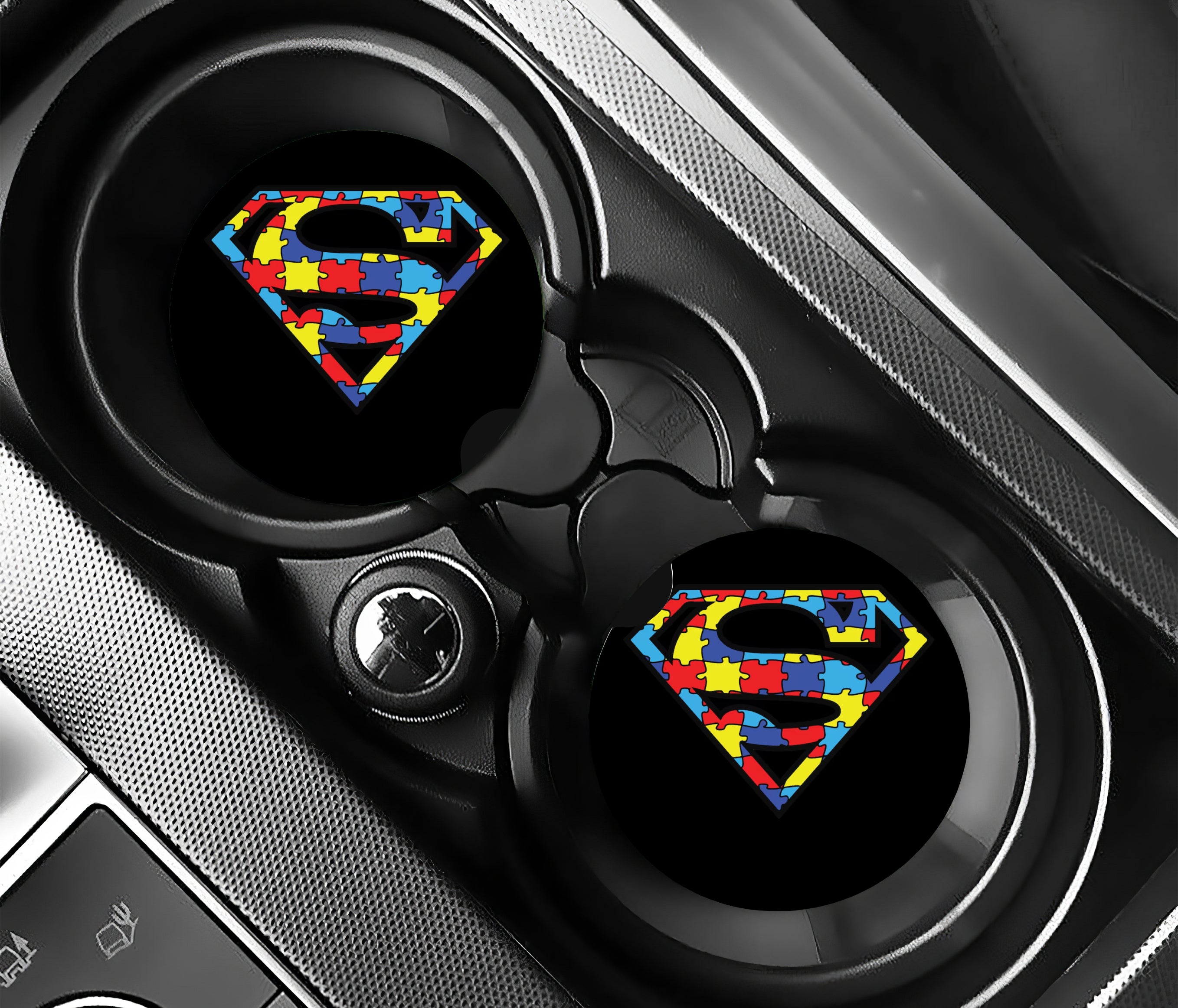 Custom Car Coaster – Personalized Sublimation Design (Set of 2)-Endor's Custom Labs