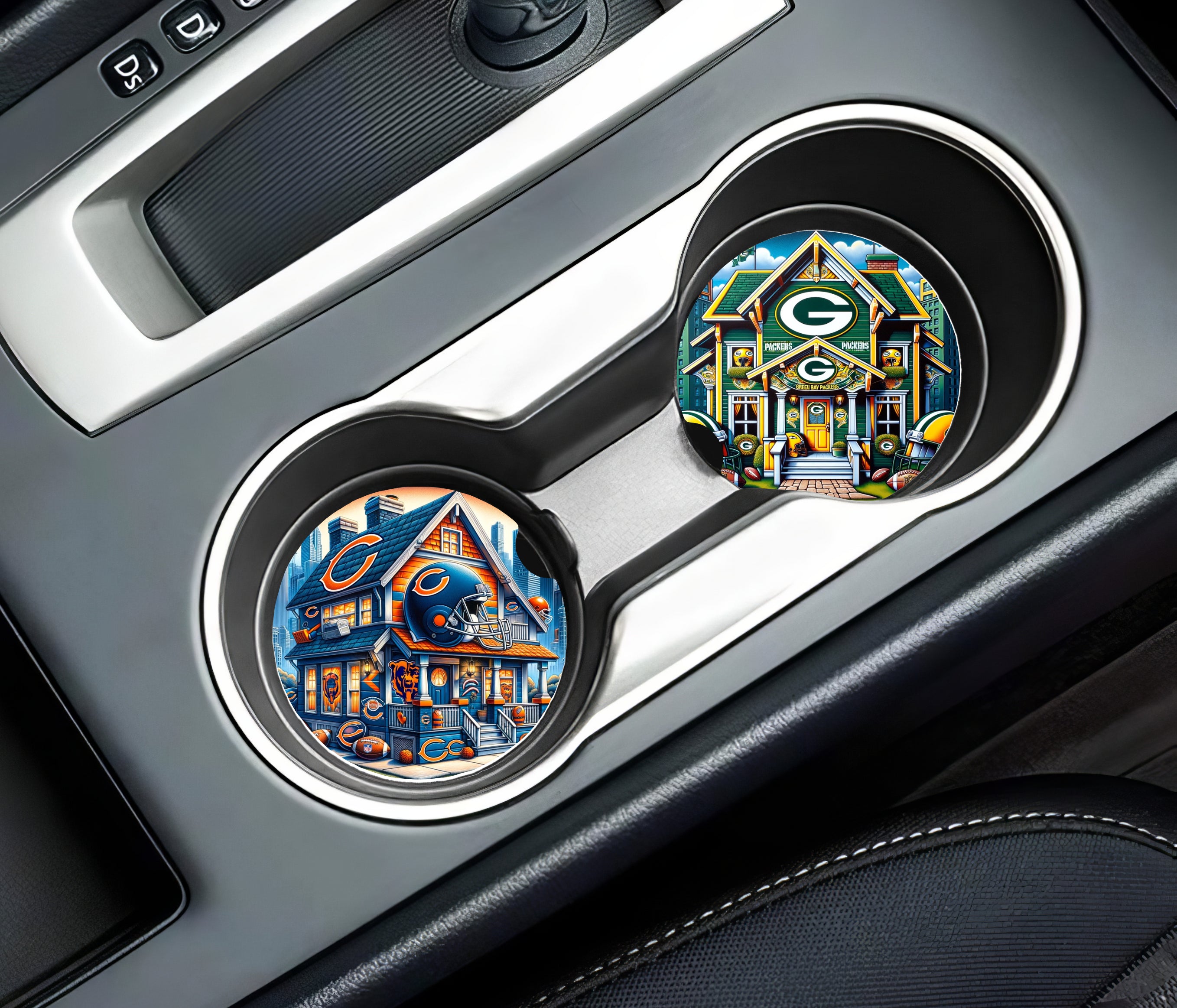 Custom Car Coaster – Personalized Sublimation Design (Set of 2)-Endor's Custom Labs