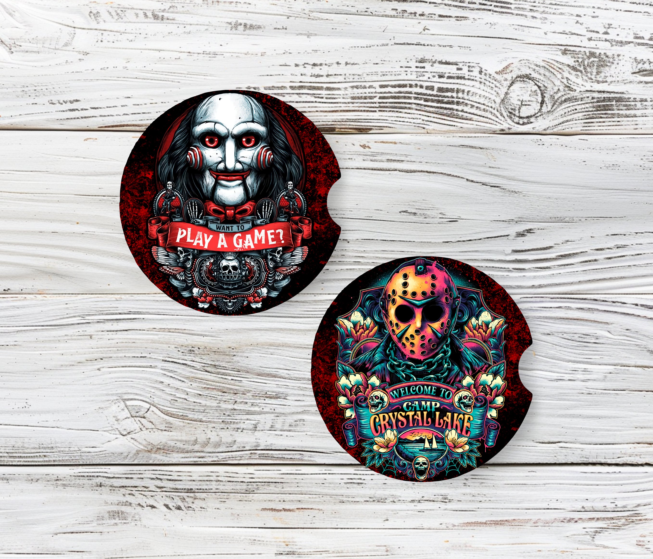 Custom Car Coaster – Personalized Sublimation Design (Set of 2)-Endor's Custom Labs