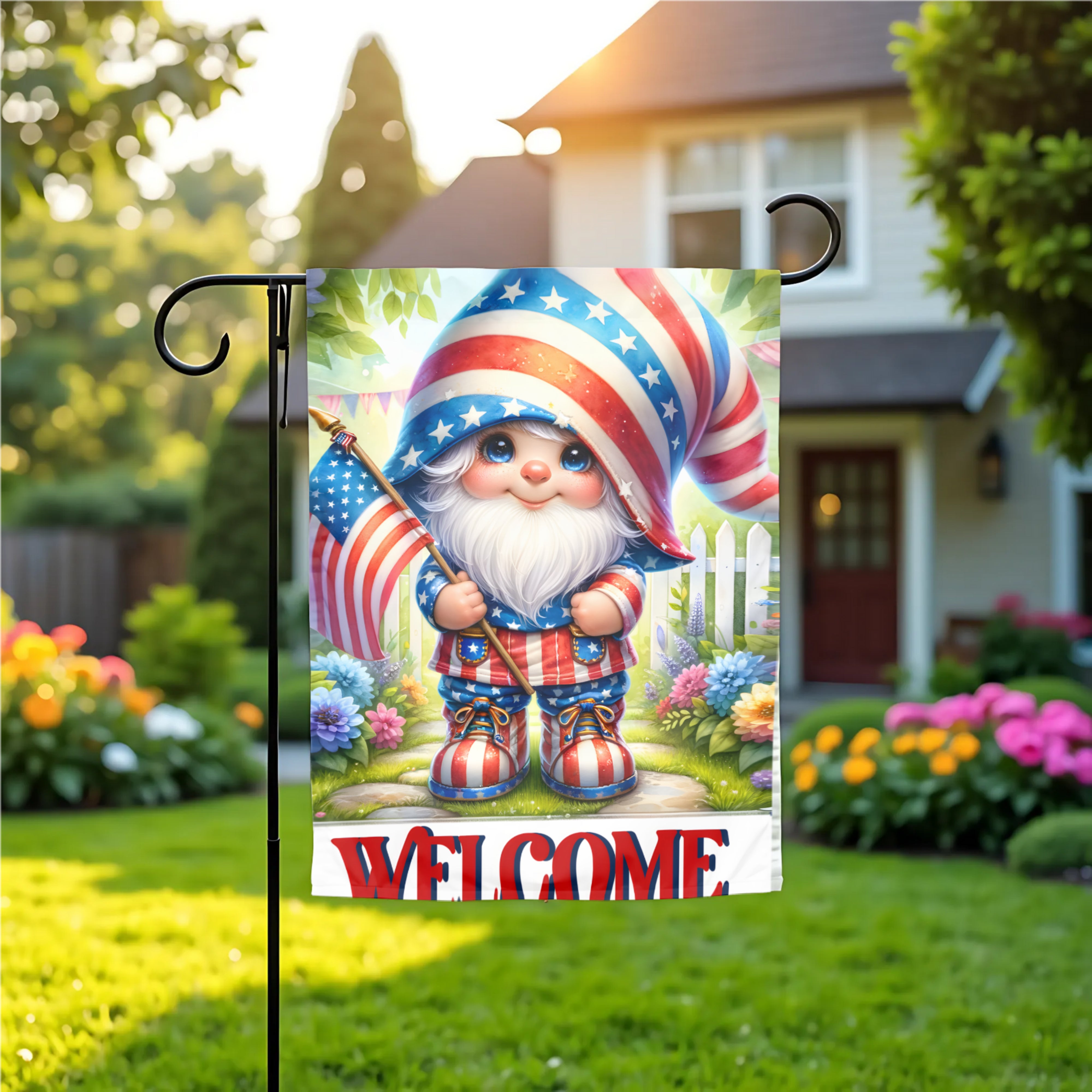 Custom Garden Flag-Endor's Custom Labs