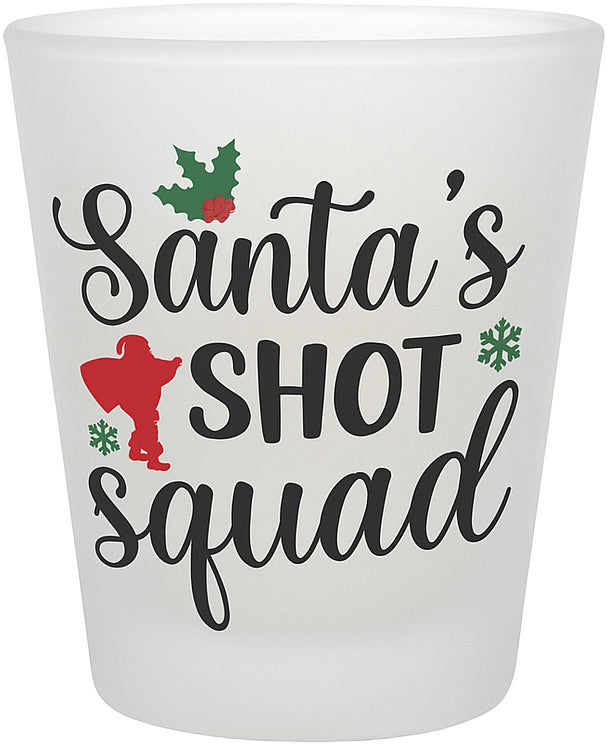 Funny Frosted Shot Glass – Holiday Edition-Endor's Custom Labs