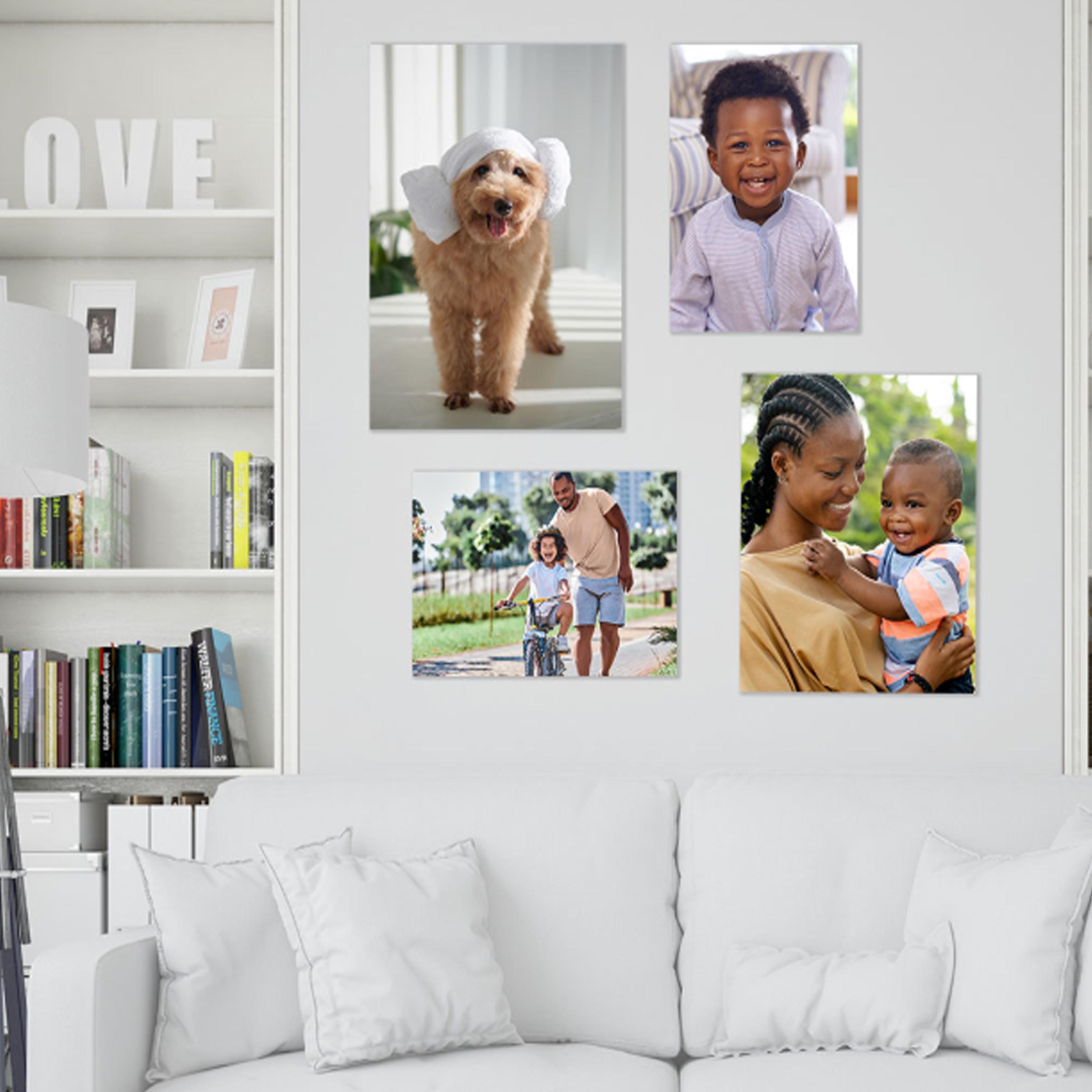 Custom ChromaLuxe White Aluminum Photo Panels