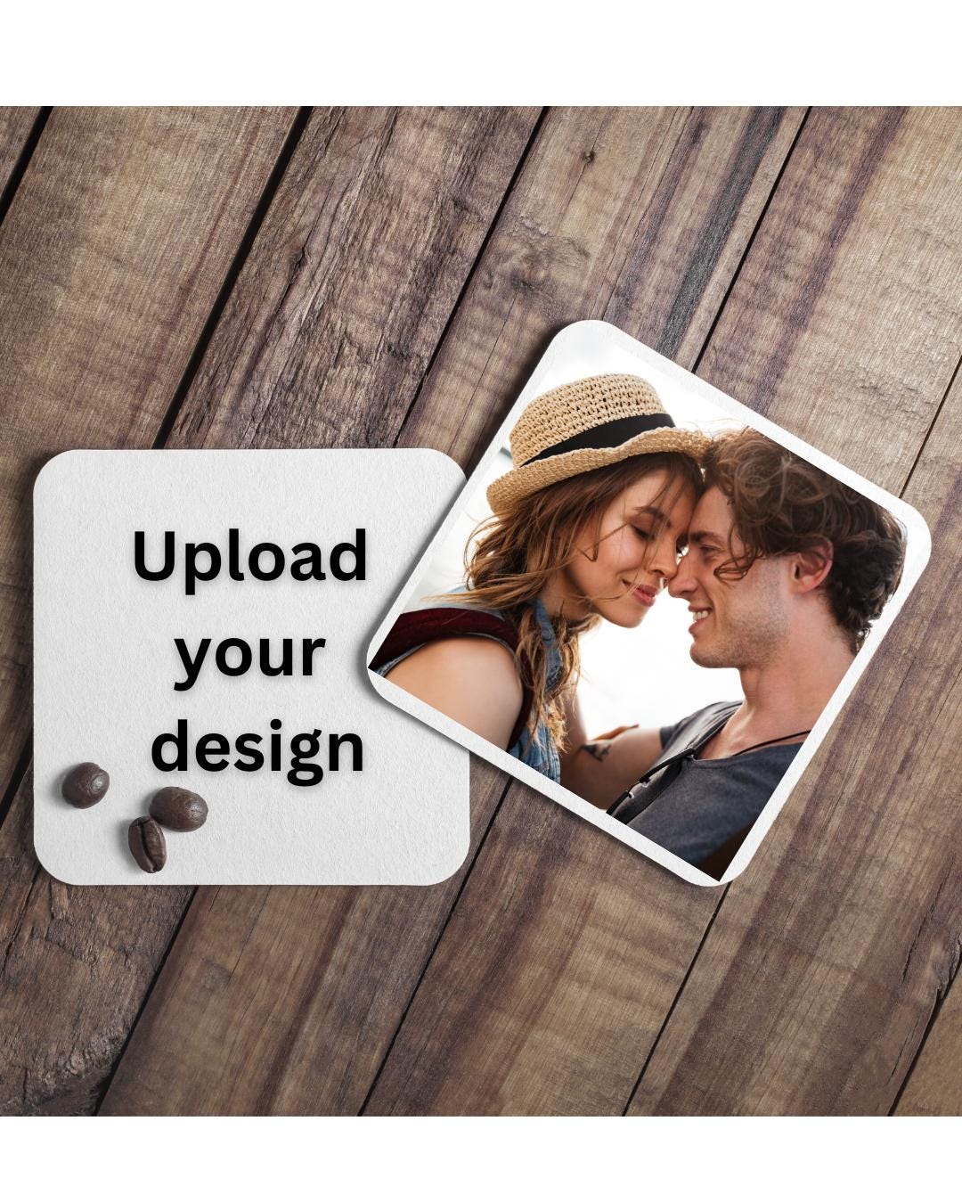Personalized Coaster Square 3.5 x 3.5 inch