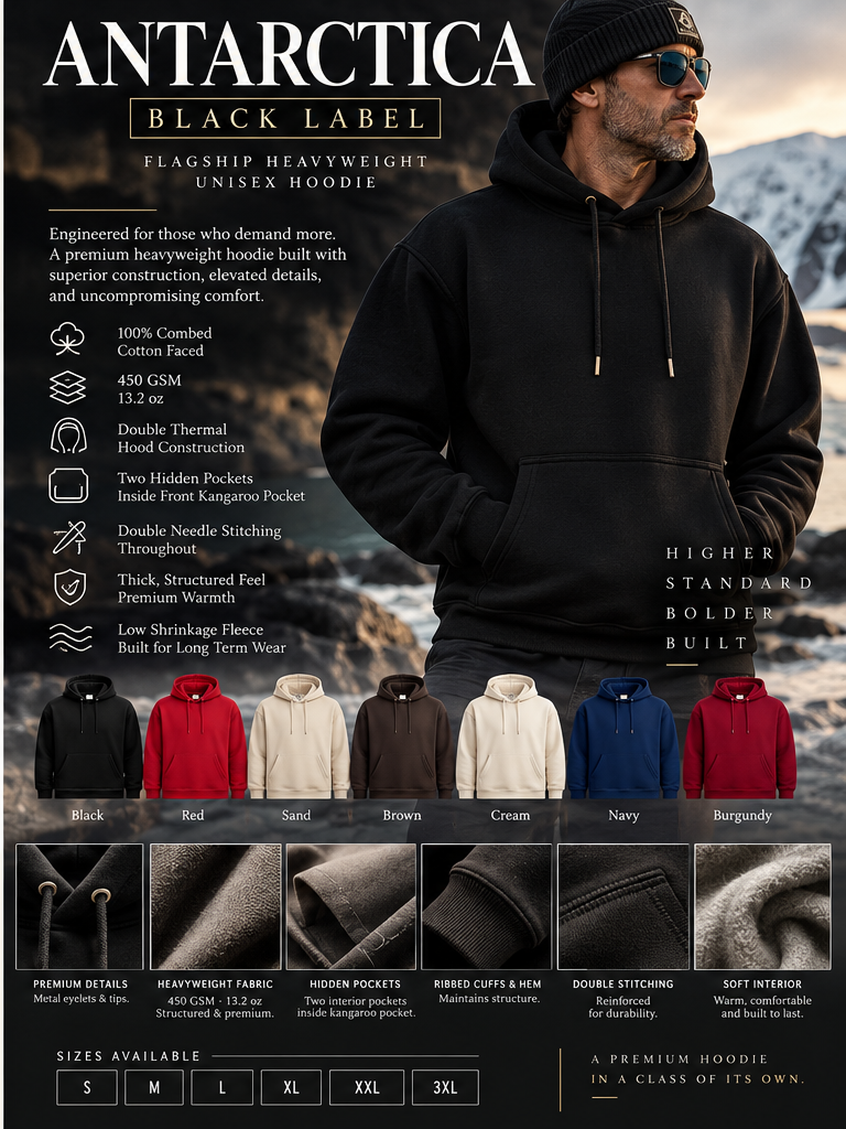 Antarctica 450 Black Label Hoodie