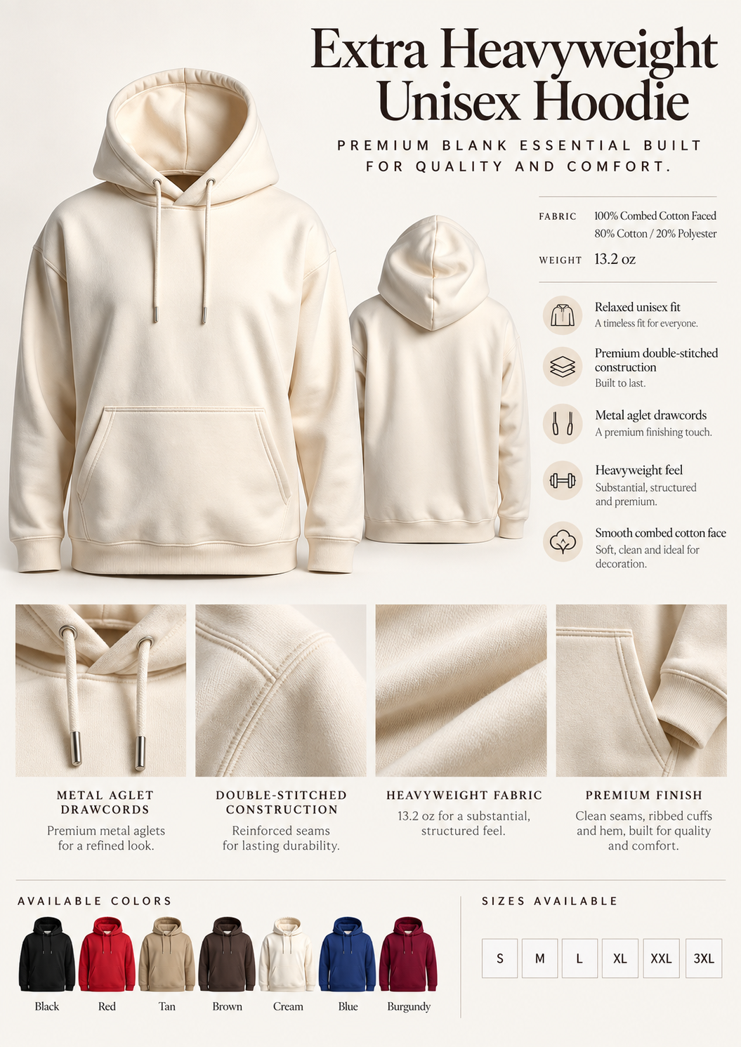 Antarctica 450 Black Label Hoodie