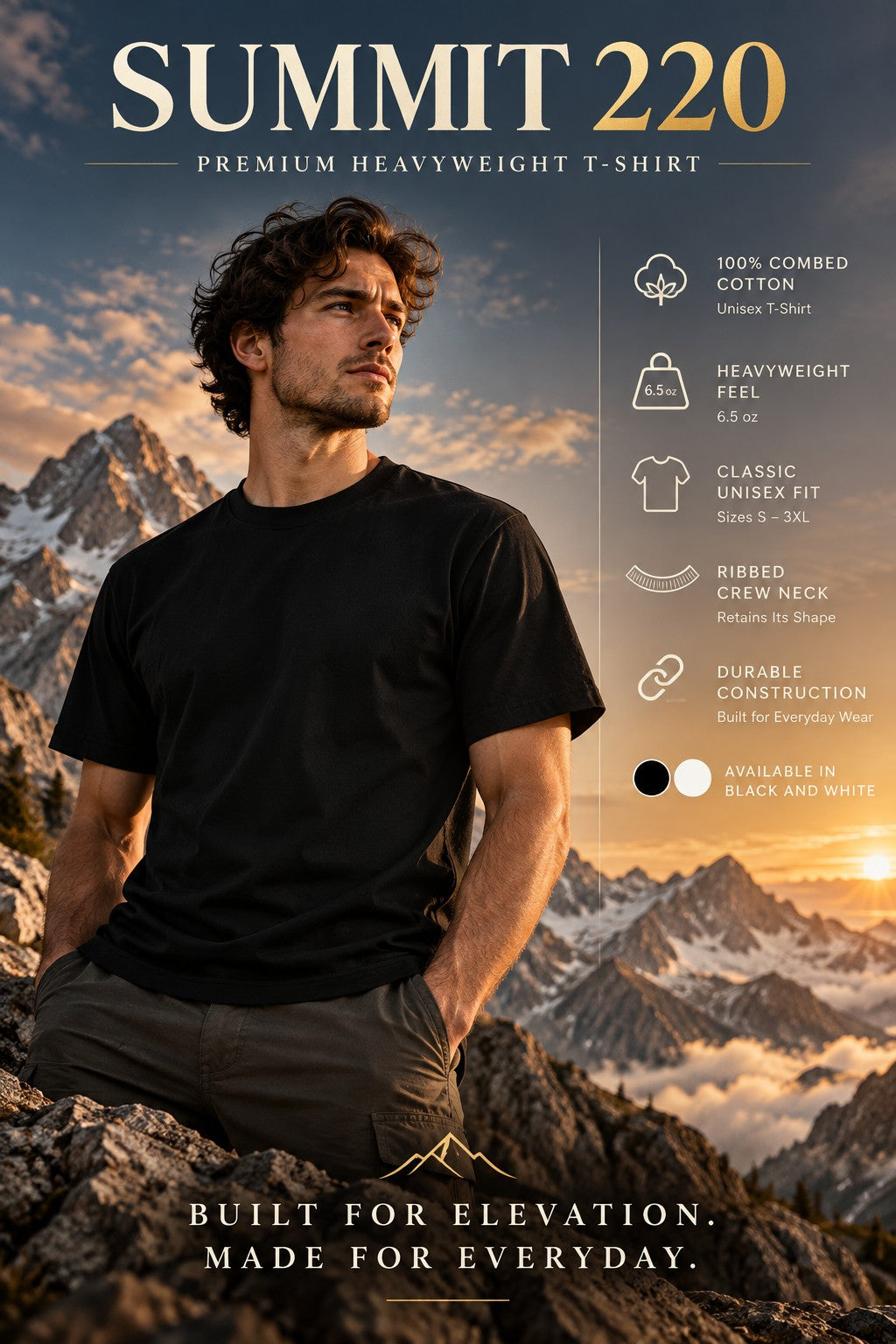 Summit 220 Heavy Tee